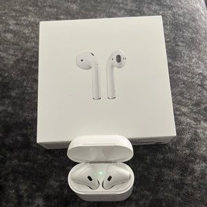 First generation Airpods, plus black case